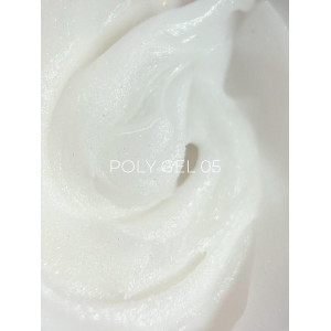 Полігель Edlen Poly gel №5 молочний з золотим шимером, 30 мл 