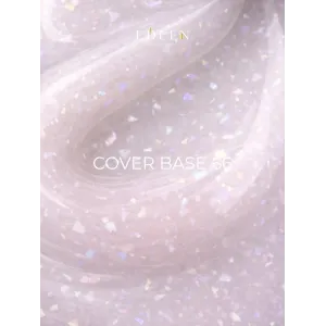 Камуфлююча база для нігтів Edlen Cover base Shimmer №66, 17 мл