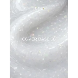 Камуфлююча база для нігтів Edlen Cover base Shimmer №68, 17 мл