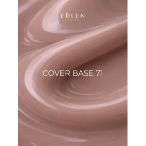 Камуфлююча база для нігтів Edlen Cover base Coffee №71 Cacao, 17 мл