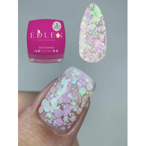 Гель-лак для нігтів Edlen Confetti Glitter №03, 5 мл