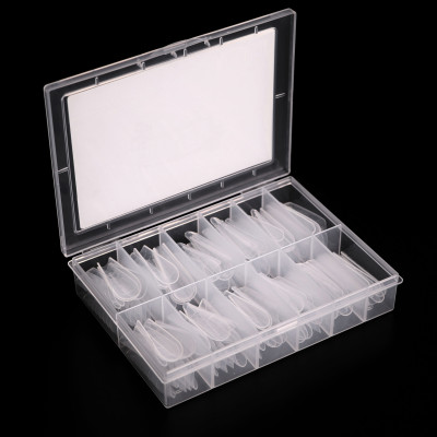 Верхні форми для нарощення Komilfo Acry Gel Top Nail Forms Modern сучасний мигдаль, 120 шт 