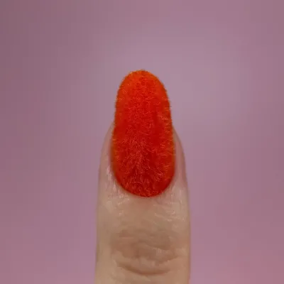 Оксамитова пудра для нігтів Easy Fluffy Orange, 3 грам