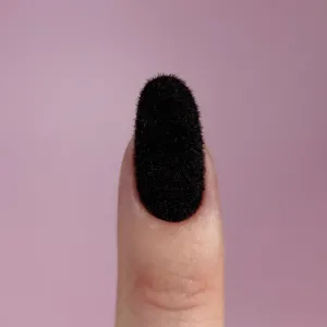Оксамитова пудра для нігтів Easy Fluffy Black, 3 грам