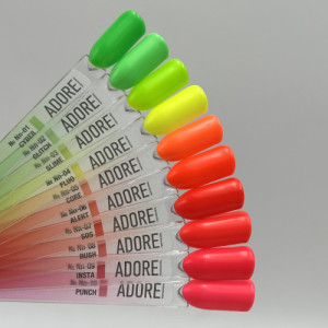 Неоновий гель-лак Adore Neon Max Nn-04 - лимонний неон, 8 мл 