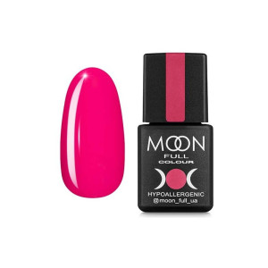 Гель-лак для нігтів Moon Full color Gel Polish №123 рожевий амарантовий, 8 мл