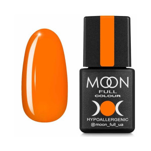 Гель-лак для нігтів Moon Full Neon №704 помаранчевий, 8 мл