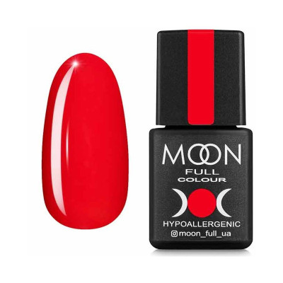Гель-лак для нігтів Moon Full Spring-Summer №616 рожево-червоний, 8 мл