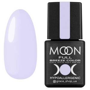 Гель-лак для нігтів Moon Full Breeze Color №411 ніжно-бузковий, 8 мл