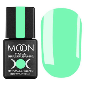 Гель-лак для нігтів Moon Full Breeze Color №424 яскраво-салатовий, 8 мл