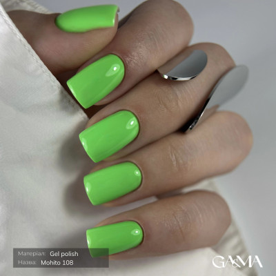 Гель-лак для нігтів Ga&Ma Summer Сollection 108 Mohito, 10 мл