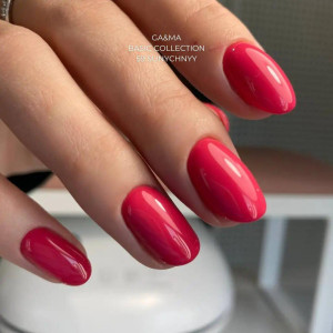 Гель-лак для нігтів суничний Ga&Ma Basic collection 059 sunychnyy, 10 мл