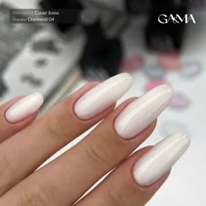 Камуфлююча база для нігтів даймонд Ga&Ma Cover base Diamond 004, 15 мл