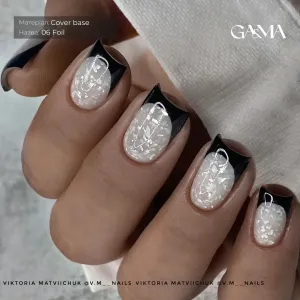 Камуфлююча база для нігтів фоіл Cover base Ga&Ma Foil 006, 15 мл