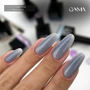 Камуфлююча база для нігтів даймонд Cover base Ga&Ma Diamond 013, 15 мл