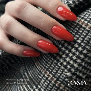Моделюючий гель лоліпоп Ga&Ma Simple gel 036 Lollipop, 15 мл