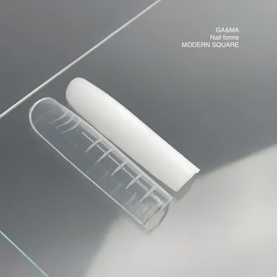 Верхні форми для нарощення Ga&Ma Modern square collaboration with @sadovec_yulia, 120 шт