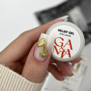 Рельєф гель золотий Ga&Ma Relief Gel Golden, 5 грам 