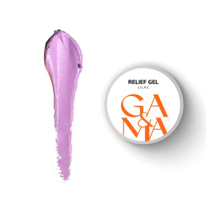 Рельєф гель бузковий Ga&Ma Relief Gel Lilac, 5 грам