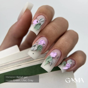 Рельєф гель бузковий Ga&Ma Relief Gel Lilac, 5 грам 