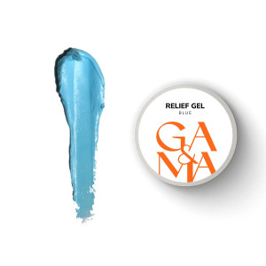 Рельєф гель голубий Ga&Ma Relief Gel Blue, 5 грам