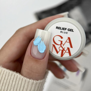 Рельєф гель голубий Ga&Ma Relief Gel Blue, 5 грам 