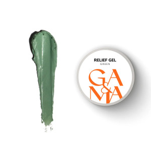 Рельєф гель зелений Ga&Ma Relief Gel Green, 5 грам