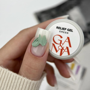 Рельєф гель зелений Ga&Ma Relief Gel Green, 5 грам 