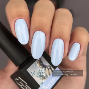 Гель-лак для нігтів ейрі дрімс Ga&Ma AI collection 206 Airy Dreams, 10 мл
