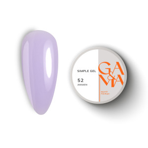 Моделюючий гель Авейкен Ga&Ma Simple gel 052 Awaken, 15 мл