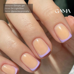 Моделюючий гель Лайтфлоу Ga&Ma Simple gel 054 Lightflow, 15 мл