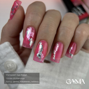 Гель-лак для нігтів Фламінго Ga&Ma Mystic collection №213 Flamingo, 10 мл