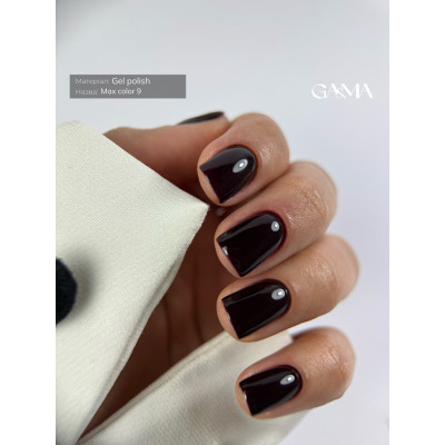 Гель-лак Max Color Ga&Ma Макс Колор 009 Black Cherry, 10 мл