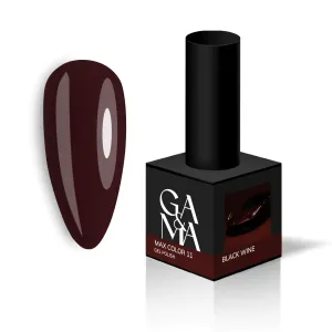 Гель-лак Max Color Ga&Ma Макс Колор 011 Black Wine, 10 мл 