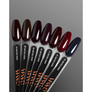 Гель-лак Max Color Ga&Ma Макс Колор 011 Black Wine, 10 мл 
