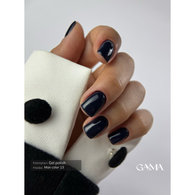 Гель-лак Max Color Ga&Ma Макс Колор 013 Black Blue, 10 мл
