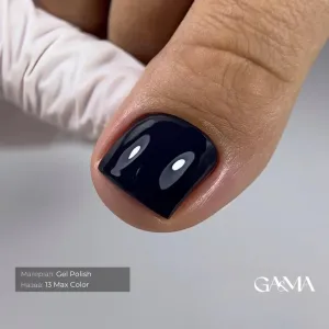 Гель-лак Max Color Ga&Ma Макс Колор 013 Black Blue, 10 мл 