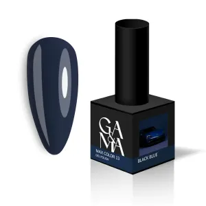 Гель-лак Max Color Ga&Ma Макс Колор 013 Black Blue, 10 мл 