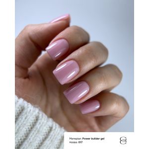 Моделюючий гель Power Builder gel Gemely Павер Білдер гель 017, 15 мл