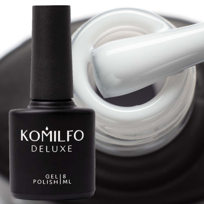 База для нігтів Komilfo Color Base French 006 молочний, холодний білий, 8 мл
