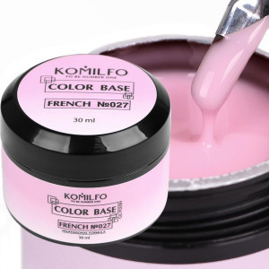 База для нігтів Komilfo Color Base French 027, 30 мл 