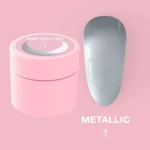 Металева фарба LunaMoon Metallic Gel №1, 5 мл 