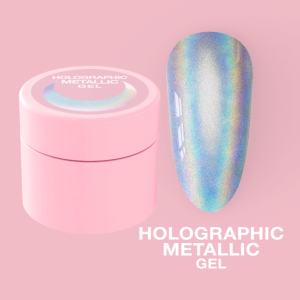 Металева фарба LunaMoon Holographic Metallic Gel, 5 мл 