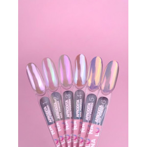 Комплект втирок для нігтів Luna Moon Afrodita Nail Powder Set, 6 штук