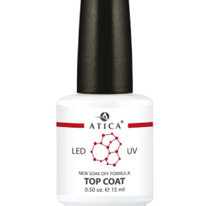 Топ для нігтів Atica Top Gel Coat, 15 мл