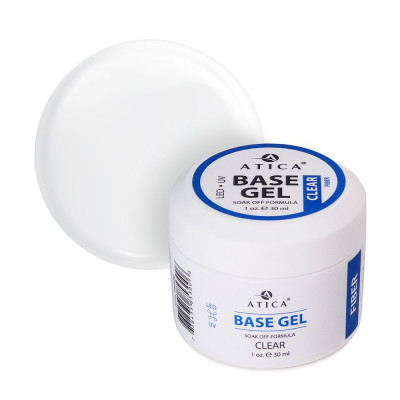 База для нігтів з волокнами Atica Base Gel Clear Fiber, 30 мл
