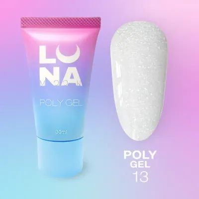 Полігель для нарощування LunaMoon Poly Gel №13, 30 мл