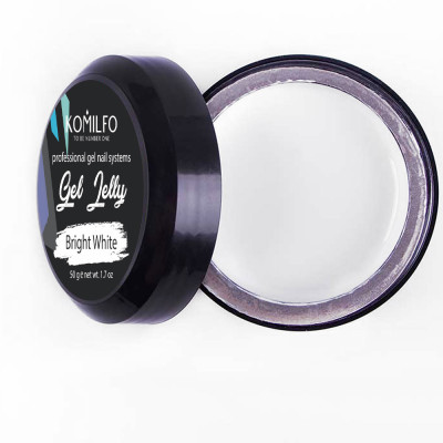 Моделюючий гель-желе Komilfo Gel Jelly Bright White, 50 мл