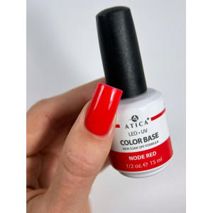 Камуфлююча база для нігтів Atica Color Base Node Red, 15 мл