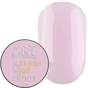 Гель для нарощування Art Quick Builder Gel №001, 15 мл 